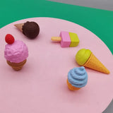 New Fancy Ice Cream Erasers Set