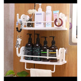 Wall Mounted Rack With Towel Holder