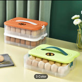 Portable 24 Grid Egg Storage Box