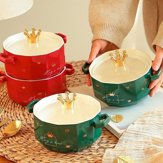 Nordic Ceramic Serving Bowl