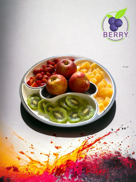 4 Partition Snack Tray