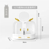 Desktop Led Double Door Cosmetic Organizer