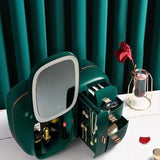 Cosmetic Organizer With Led Light Luxury +Jewelry Desktop Drawer Manager Beauty Case