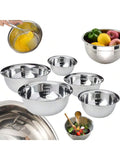 5Pcs Stainless Steel Multipurpose Bowl Set