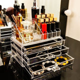 Acrylic Cosmetic Organizer With Drawer