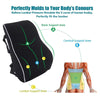 High Quality Ergonomic Lumbar Support Cushion for Back Pain Relief & Spine Alignment