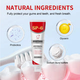 Yayashi SP6 Whitening Toothpaste 120gβ Removes Stains from Coffee, Tea & Smoking