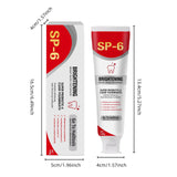 Yayashi SP6 Whitening Toothpaste 120gβ Removes Stains from Coffee, Tea & Smoking