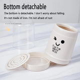 Smiley Cutlery Holder With Lid