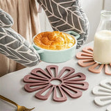 Creative Petal Silicone Heat Insulation Pad (4pcs)