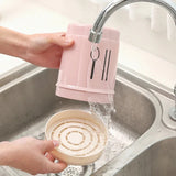 Smiley Cutlery Holder With Lid