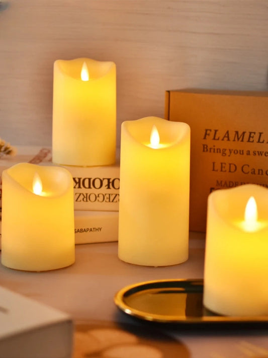 Three Pcs Led Candle Light