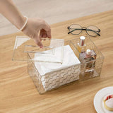 Luxury Acrylic Tissue Box With Holder