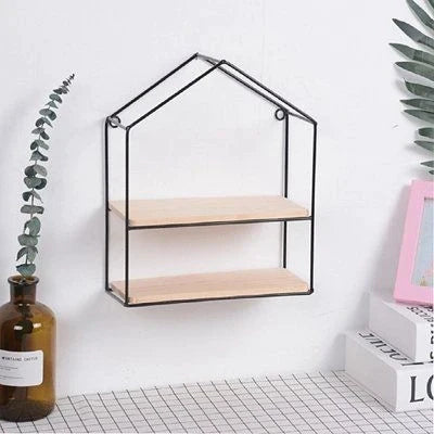 Wall Mounted House Shape Shelf