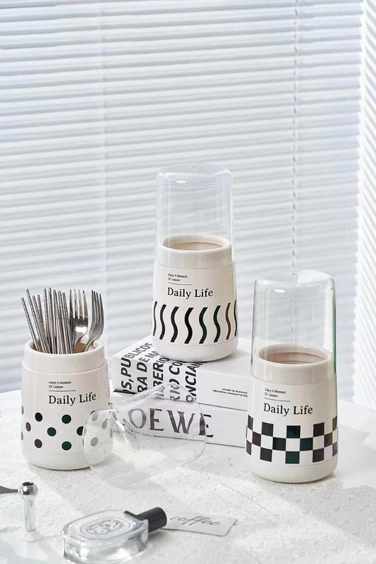 Cutlery Holder With lid