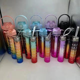 Three Pcs Metallic Colour Water Bottle