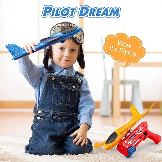 Kids Toy Plane , Gun style Launching Aircraft