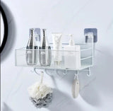 Self Adhesive Iron Shelf With Hook (premium quality)