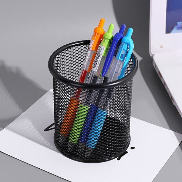 Metal Mesh Pen Holder